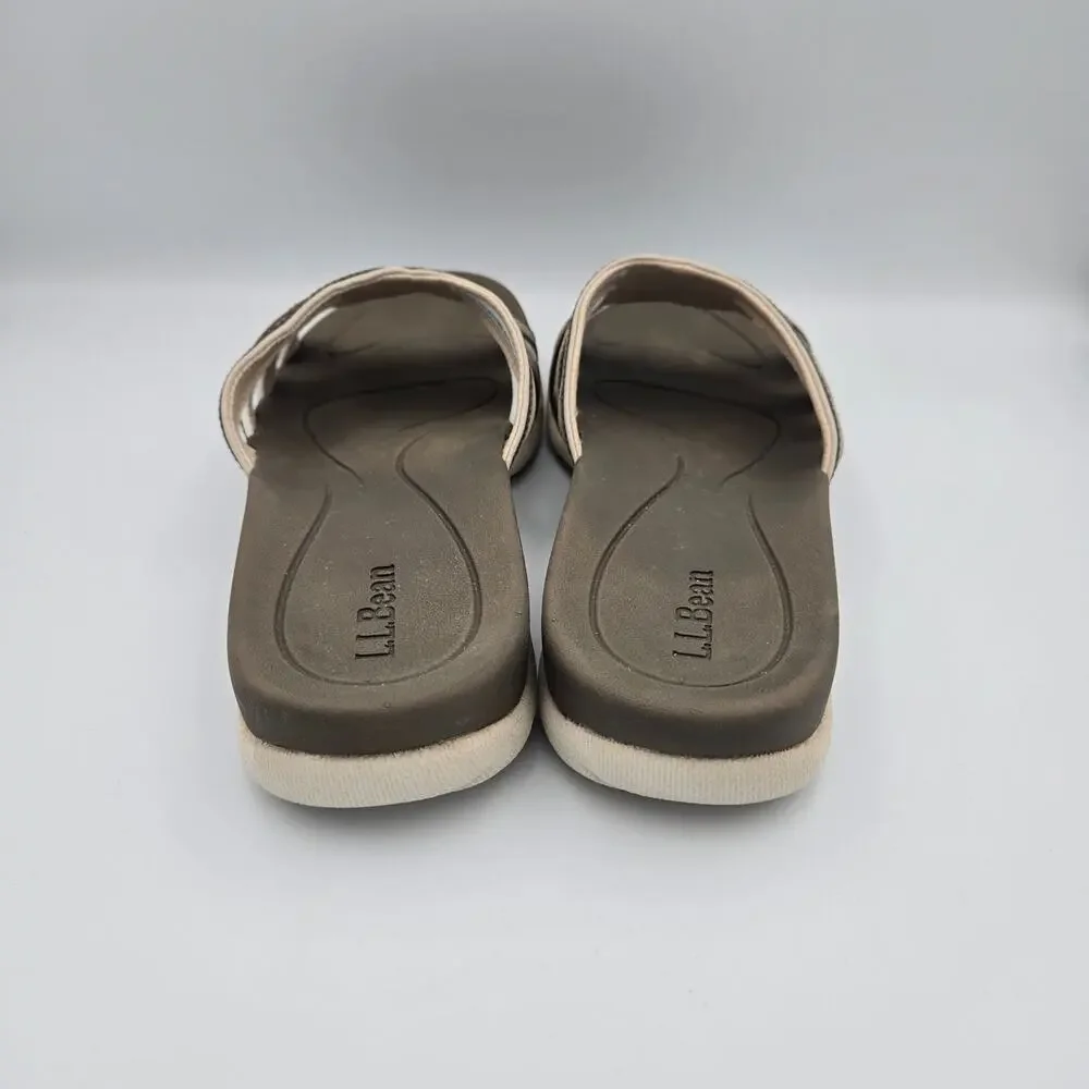 L.L.Bean Boothbay Slide Sandals – Women’s 11 Dark Cement (Like New)